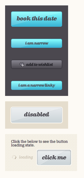Couples CSS buttons in styleguide