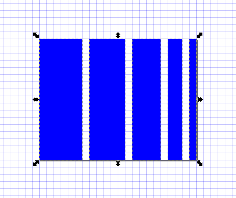 Designing with a pixel grid in Inkscape